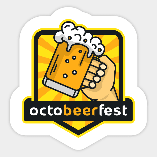 Octobeerfest Sticker by VEKTORKITA